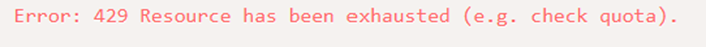 Example of Error Image
